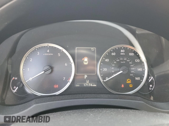 2021 Lexus IS 300 with VIN JTHC81F25M5043518, listed as a Copart auction lot 67741524 with 17,174 mi miles and Salvage title. Bid and sale history available at DreamBid. Image 9.