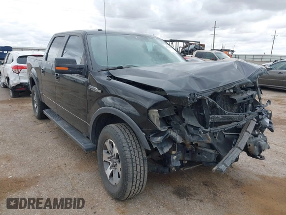 2013 Ford F-150 XL with VIN 1FTFW1EF3DKE10698, listed as a IAAI auction lot 41959484 with 158,287 mi miles. Bid and sale history available at carsss.com. Image 1.