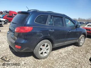2009 Hyundai Santa Fe SE with VIN 5NMSH13E99H328349, listed as a Copart auction lot 48943815 with 227,094 mi miles and Salvage Title. Bid and sale history available at carsss.com. Image 3.