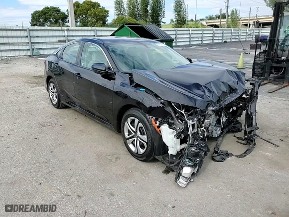 2017 Honda Civic Sedan LX with VIN 19XFC2F54HE048782, listed as a Copart auction lot 81576724 with 23,235 mi miles and Salvage Title. Bid and sale history available at carsss.com. Image 11.