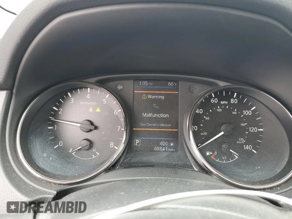 2019 Nissan Rogue S with VIN JN1BJ1CP2KW523902, listed as a Copart auction lot 51506395 with 68,841 mi miles and Salvage Title. Bid and sale history available at DreamBid. Image 9.