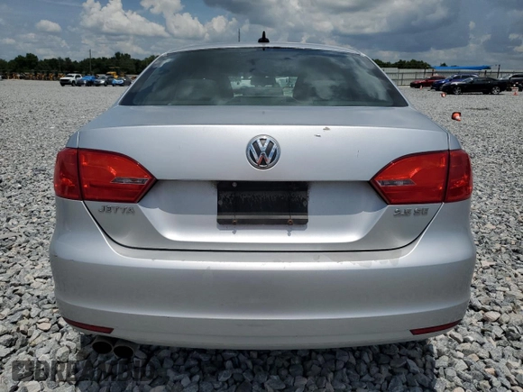 2012 Volkswagen Jetta SE with VIN 3VWDX7AJ0CM343709, listed as a Copart auction lot 59055825 with 201,430 mi miles and Salvage title. Bid and sale history available at DreamBid. Image 6.