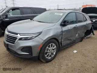 2024 Chevrolet Equinox LS with VIN 3GNAXHEG6RL340328, listed as a Copart auction lot 83009094 with 5,679 mi miles and Salvage Title. Bid and sale history available at carsss.com. Image 1.
