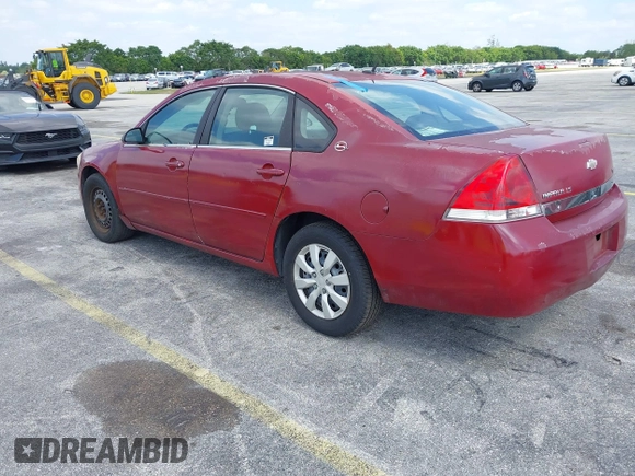 2007 Chevrolet Impala LS with VIN 2G1WB58K279348737, listed as a IAAI auction lot 42101918 with 204,656 mi miles and . Bid and sale history available at DreamBid. Image 3.