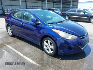 2013 Hyundai Elantra GLS with VIN 5NPDH4AE8DH238098, listed as a IAAI auction lot 42544296 with 299,457 mi miles and . Bid and sale history available at DreamBid. Image 1.