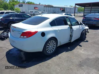 2011 Buick Regal CXL RL6 with VIN W04GU5GC4B1034384, listed as a IAAI auction lot 42053618 with 1 mi miles. Bid and sale history available at carsss.com. Image 4.
