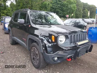 2016 Jeep Renegade Trailhawk with VIN ZACCJBCT9GPC96250, listed as a IAAI auction lot 42769738 with 146,431 mi miles and . Bid and sale history available at DreamBid. Image 1.
