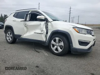 2018 Jeep Compass Latitude with VIN 3C4NJDBB6JT481739, listed as a Copart auction lot 58528565 with 97,788 mi miles and Salvage title. Bid and sale history available at DreamBid. Image 4.