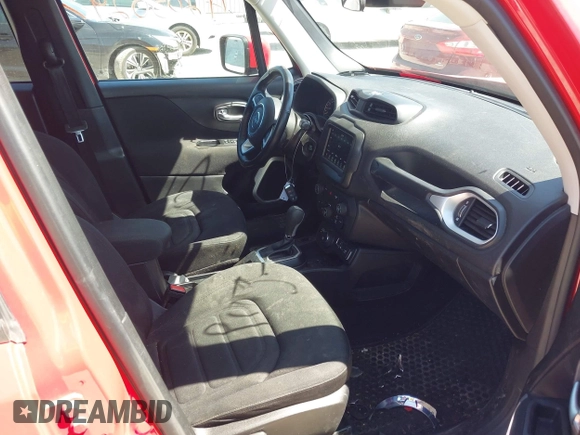 2018 Jeep Renegade Latitude with VIN ZACCJBBB7JPH12067, listed as a IAAI auction lot 42050297 with 103,916 mi miles and . Bid and sale history available at carsss.com. Image 5.