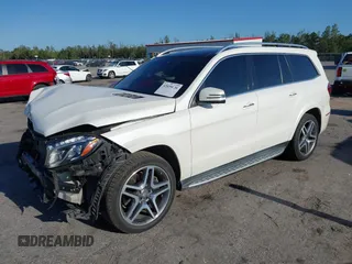 2017 Mercedes-Benz GLS 550 with VIN 4JGDF7DE4HA811719, listed as a IAAI auction lot 42039920 with 91,395 mi miles and . Bid and sale history available at DreamBid. Image 18.