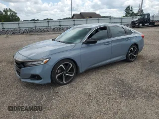 2021 Honda Accord Sport z VIN 1HGCV2F3XMA002612, wystawiony jako Copart lot #62735305 z przebiegiem 85 160 mil mil oraz Szkoda całkowita • Salvage title. Historia ofert i sprzedaży dostępna na DreamBid. Obrazek 1.