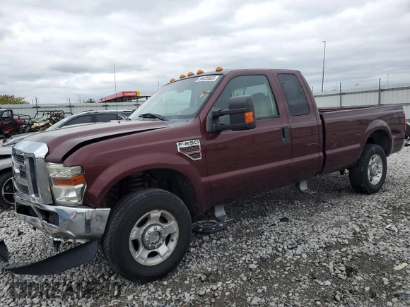 2010 Ford F-250 XL with VIN 1FTSX2BR9AEB14580, listed as a Copart auction lot 54435665 with 161,252 mi miles and Salvage title. Bid and sale history available at DreamBid. Image 1.