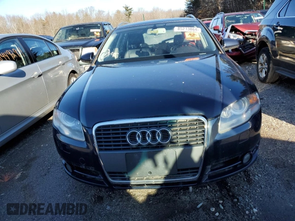 2005 Audi A4 2.0T with VIN WAUKF68E25A488330, listed as a Copart auction lot 85213864 with 0 mi miles and Non Repairable. Bid and sale history available at carsss.com. Image 5.