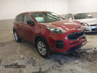 2018 Kia Sportage LX with VIN KNDPM3AC4J7449705, listed as a IAAI auction lot 41640305 with 74,292 mi miles and . Bid and sale history available at carsss.com. Image 1.