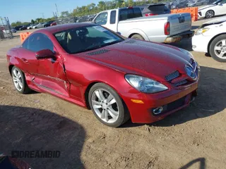 2011 Mercedes-Benz SLK 300 with VIN WDBWK5EA8BF242083, listed as a IAAI auction lot 40501034 with 51,904 mi miles and . Bid and sale history available at DreamBid. Image 1.
