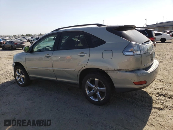 2007 Lexus RX 350 z VIN JTJHK31U672016019, wystawiony jako Copart lot #58622325 z przebiegiem 162 901 mil mil oraz Szkoda całkowita • Salvage title. Historia ofert i sprzedaży dostępna na DreamBid. Obrazek 2.