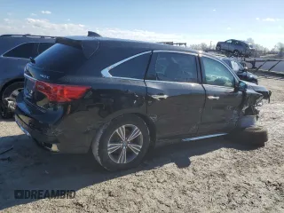 2019 Acura MDX with VIN 5J8YD4H3XKL034124, listed as a Copart auction lot 45996825 with 73,569 mi miles and Salvage Title. Bid and sale history available at carsss.com. Image 3.