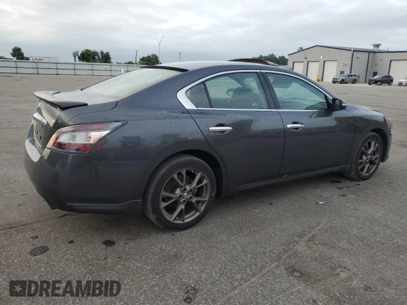 2012 Nissan Maxima SV with VIN 1N4AA5AP5CC869938, listed as a Copart auction lot 62964455 with 122,587 mi miles and Clean title. Bid and sale history available at DreamBid. Image 3.