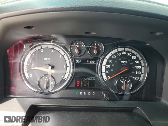 2012 Ram 1500 Sport with VIN 1C6RD6HT8CS306389, listed as a Copart auction lot 60172195 with 427,651 mi miles and Salvage title. Bid and sale history available at DreamBid. Image 9.
