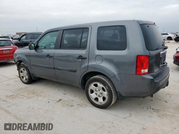 2013 Honda Pilot LX with VIN 5FNYF3H20DB002315, listed as a Copart auction lot 51284405 with 185,043 mi miles and Clean title. Bid and sale history available at DreamBid. Image 2.