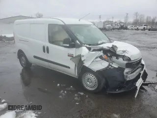 2022 Ram ProMaster City Wagon with VIN ZFBHRFAB7N6W29581, listed as a Copart auction lot 44756225 with 88,455 mi miles and Salvage Title. Bid and sale history available at carsss.com. Image 4.