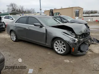 2016 Cadillac CTS Sedan Luxury Collection RWD with VIN 1G6AR5SX2G0108957, listed as a Copart auction lot 46696345 with 94,027 mi miles and Salvage Title. Bid and sale history available at carsss.com. Image 4.
