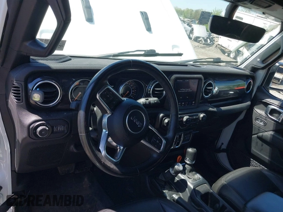 2021 Jeep Wrangler Unlimited Sahara z VIN 1C4HJXEN2MW528137, wystawiony jako IAAI lot #42134514 z przebiegiem 50 030 mil mil oraz . Historia ofert i sprzedaży dostępna na DreamBid. Obrazek 18.