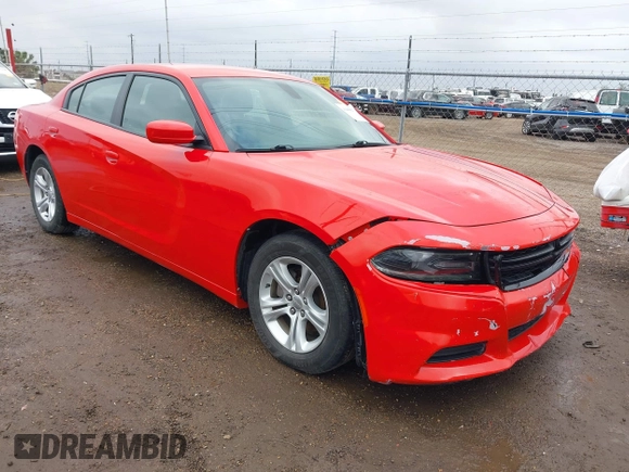 2020 Dodge Charger SXT with VIN 2C3CDXBG0LH113990, listed as a IAAI auction lot 41448827 with 114,224 mi miles. Bid and sale history available at carsss.com. Image 1.
