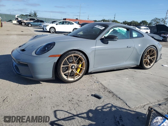 2023 Porsche 911 GT3 with VIN WP0AC2A9XPS270453, listed as a Copart auction lot 87467594 with 4,326 mi miles and Non Repairable. Bid and sale history available at DreamBid. Image 1.