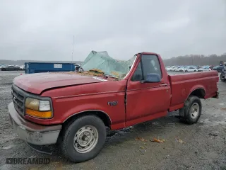 1996 Ford F-150 Special with VIN 1FTEF15N5TLC00194, listed as a Copart auction lot 79258964 with 0 mi miles and Salvage Title. Bid and sale history available at carsss.com. Image 1.