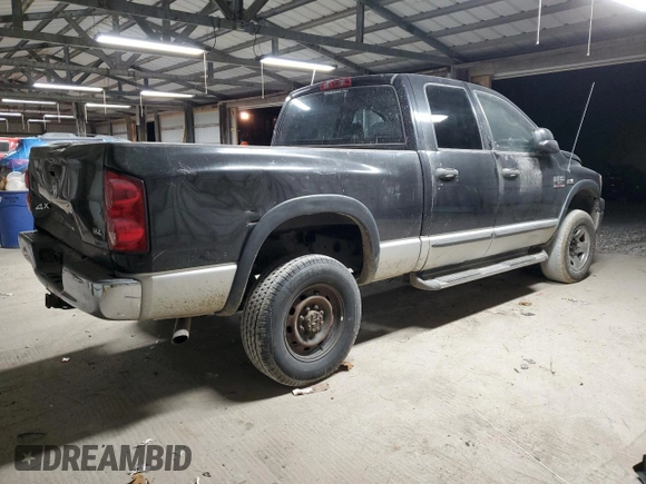 2007 Dodge Ram 2500 SLT with VIN 1D7KS28D27J506512, listed as a Copart auction lot 79752604 with 241,563 mi miles and Salvage Title. Bid and sale history available at carsss.com. Image 3.