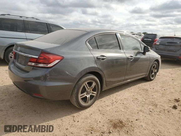 2013 Honda Civic LX z VIN 2HGFB2F55DH300459, wystawiony jako Copart lot #53210385 z przebiegiem 161 534 mil mil oraz Czysty tytuł • Clean title. Historia ofert i sprzedaży dostępna na DreamBid. Obrazek 3.