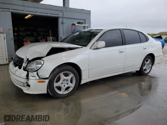 2000 Lexus GS 300 with VIN JT8BD68S0Y0110241, listed as a Copart auction lot 41993575 with 37,197 mi miles and Salvage Title. Bid and sale history available at DreamBid. Image 1.