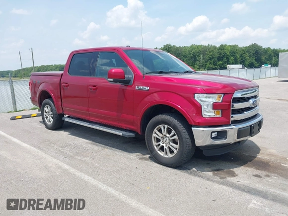 2016 Ford F-150 XLT with VIN 1FTEW1EF5GKD72519, listed as a IAAI auction lot 42353198 with 156,263 mi miles and . Bid and sale history available at DreamBid. Image 1.