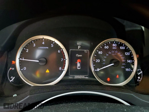 2016 Lexus IS 200t z VIN JTHBA1D28G5021651, wystawiony jako Copart lot #57100325 z przebiegiem 209 099 mil mil oraz Szkoda całkowita • Salvage title. Historia ofert i sprzedaży dostępna na DreamBid. Obrazek 9.
