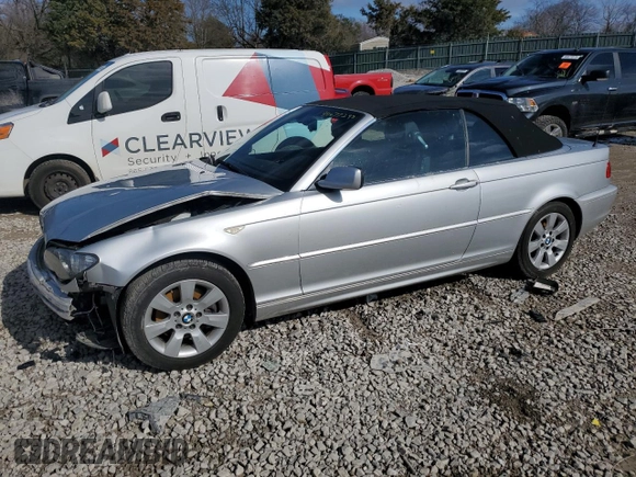 2006 BMW 3 Series 325Ci with VIN WBABW33446PX88432, listed as a Copart auction lot 44677295 with 137,582 mi miles and Salvage Title. Bid and sale history available at carsss.com. Image 1.