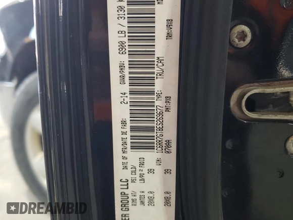 2014 Ram 1500 SLT with VIN 1C6RR7GT8ES269677, listed as a Copart auction lot 45993455 with 200,572 mi miles and Salvage title. Bid and sale history available at DreamBid. Image 12.