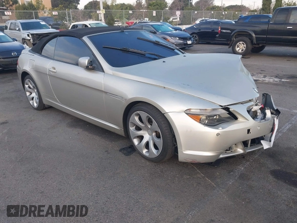 2004 BMW 6 Series 645Ci with VIN WBAEK73414B260034, listed as a IAAI auction lot 41433135 with 93,383 mi miles. Bid and sale history available at carsss.com. Image 1.