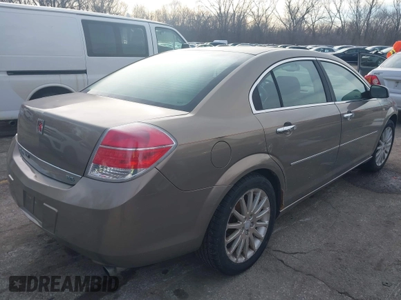 2008 Saturn Aura XR with VIN 1G8ZV577X8F149835, listed as a IAAI auction lot 41472542 with 198,965 mi miles. Bid and sale history available at carsss.com. Image 4.