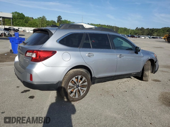 2016 Subaru Outback Limited with VIN 4S4BSENC3G3246936, listed as a Copart auction lot 52123095 with Not provided miles and Salvage title. Bid and sale history available at DreamBid. Image 3.