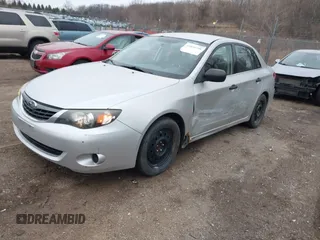 2008 Subaru Impreza Sedan (Natl) i w/Premium Pkg with VIN JF1GE61658H504293, listed as a IAAI auction lot 41890208 with 123,153 mi miles. Bid and sale history available at carsss.com. Image 2.