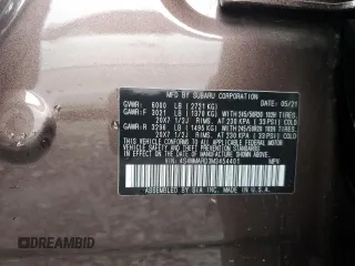 2021 Subaru Ascent Touring с VIN 4S4WMARD3M3454401, выставлен на аукционе Copart как лот 43756145 с пробегом 45 158 миль миль и Списание • Salvage title. История ставок и продаж доступна на DreamBid. Изображение 13.