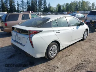 2017 Toyota Prius Two with VIN JTDKBRFU4H3027696, listed as a IAAI auction lot 41989092 with 51,529 mi miles. Bid and sale history available at carsss.com. Image 4.