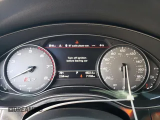 2018 Audi S7 Prestige with VIN WAU2FAFC1JN090694, listed as a Copart auction lot 72414024 with 71,184 mi miles and Salvage Title. Bid and sale history available at carsss.com. Image 9.
