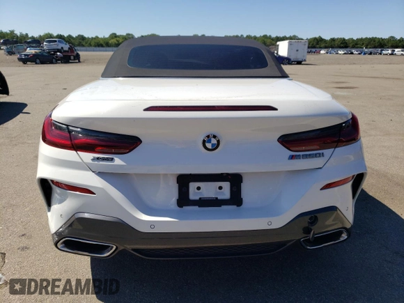 2019 BMW 8 Series M850i xDrive with VIN WBAFY4C54KBX29981, listed as a Copart auction lot 67390193 with 0 mi miles. Bid and sale history available at carsss.com. Image 6.