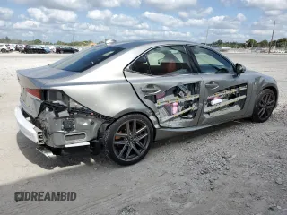 2017 Lexus IS 200t z VIN JTHBA1D28H5049807, wystawiony jako Copart lot #55746585 z przebiegiem 82 984 mil mil oraz Szkoda całkowita • Salvage title. Historia ofert i sprzedaży dostępna na DreamBid. Obrazek 3.