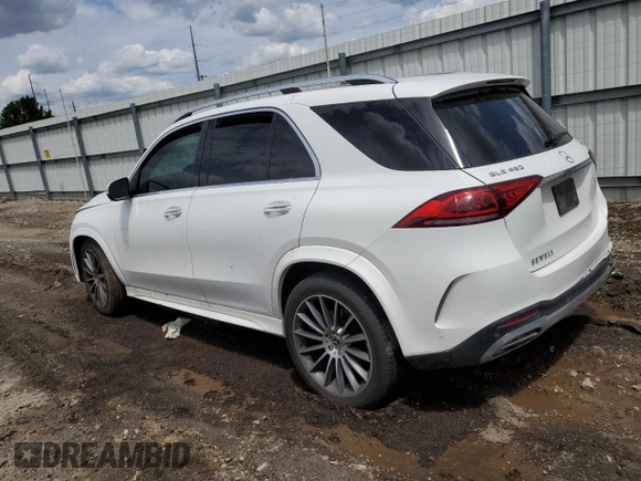 2020 Mercedes-Benz GLE 450 z VIN 4JGFB5KBXLA114842, wystawiony jako Copart lot #58379655 z przebiegiem Nie podano mil oraz Nie do naprawy • Non repairable. Historia ofert i sprzedaży dostępna na DreamBid. Obrazek 2.