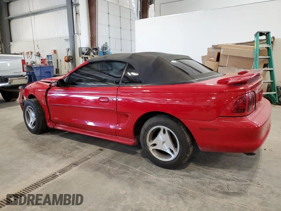 1998 Ford Mustang with VIN 1FAFP4448WF143882, listed as a Copart auction lot 53866905 with 109,835 mi miles and Salvage title. Bid and sale history available at DreamBid. Image 2.