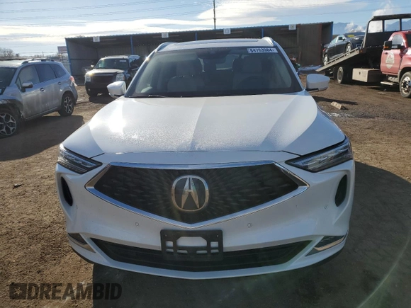 2023 Acura MDX w/Advance Package with VIN 5J8YE1H84PL002297, listed as a Copart auction lot 84763984 with 10,077 mi miles and Salvage Title. Bid and sale history available at carsss.com. Image 5.