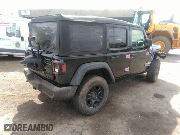 2018 Jeep Wrangler Unlimited Sport S с VIN 1C4HJXDG5JW159062, выставлен на аукционе IAAI как лот 42229427 с пробегом 51 046 миль миль и . История ставок и продаж доступна на DreamBid. Изображение 4.